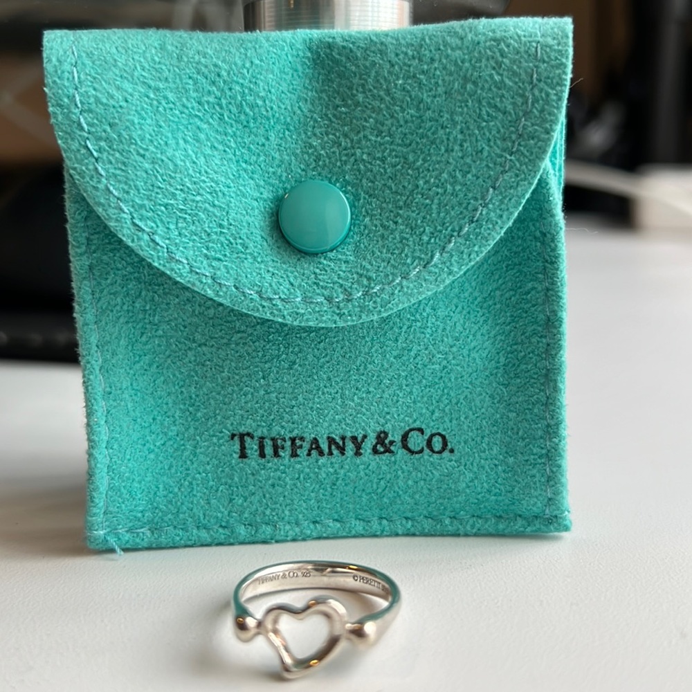 Tiffany & Co. open heart ring